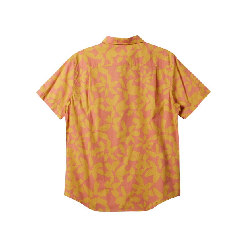 Quiksilver Quiksilver Men's Apero Organic Classic SS CANYON CLAY AOP BETTER S Mens Button Up Short Sleeve Shirts