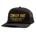 Sendero Provisions Co. Sendero Cowboy Hat Black/Gold 1SZ Mens Hats Flat Brim
