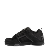DVS Men's Comanche Shoes- Black Reflective Charcoal Leather