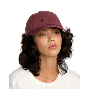 RVCA RVCA Women's Forever Dad Hat Burnt Red O/S Womens Hats Baseball