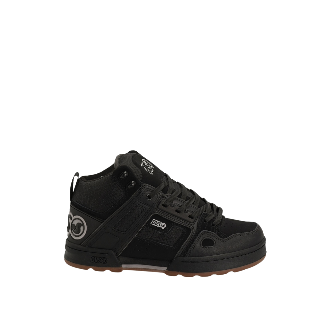 DVS Men's Comanche Boot - Black Reflective Charcoal Leather