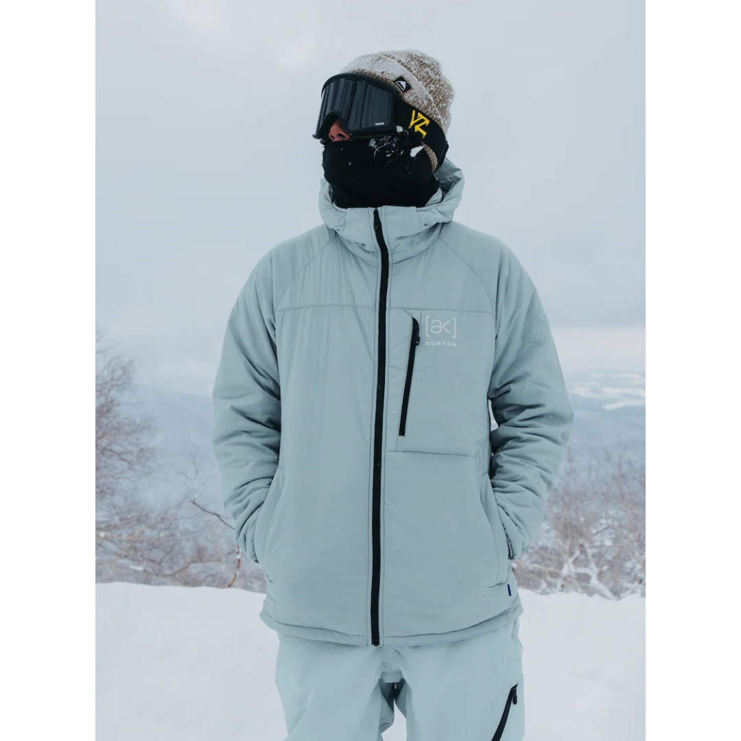 Burton Men's [ak] Helium Hooded Stretch Insulated Jacket - Petrol Green