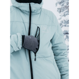 Burton Men's [ak] Helium Hooded Stretch Insulated Jacket - Petrol Green