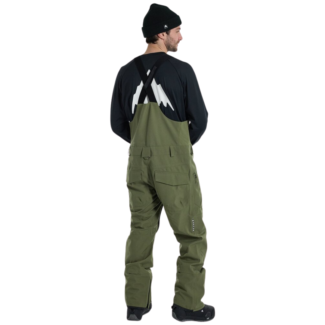 Burton Men's Reserve 2L Bib Pants - Forest Moss