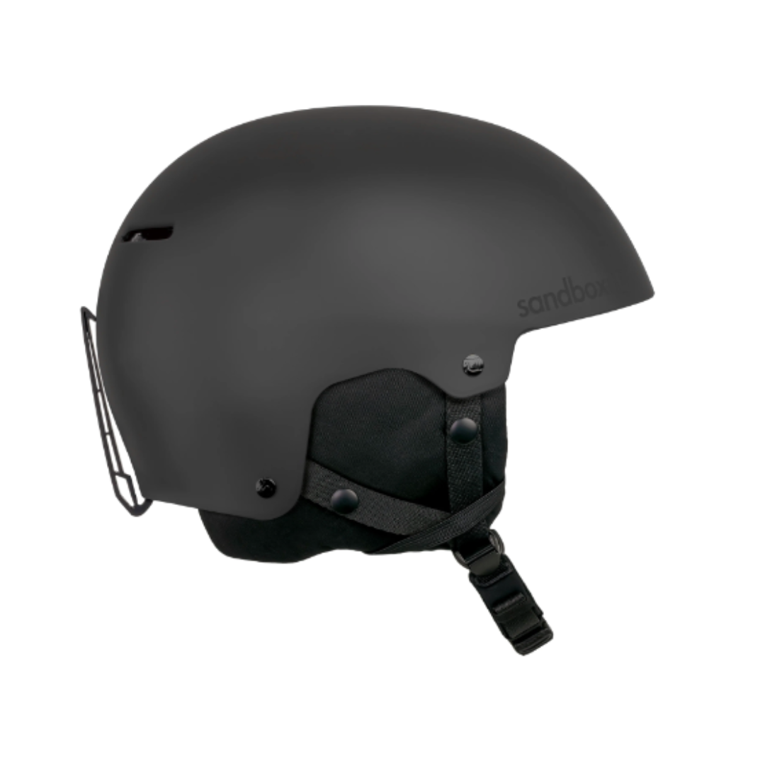 sandbox helmet smith i o Icon Snow for Men - Black - Size Small Color:Fasthouse Matte Black/White color-metallic-silver-sharkbite combined with the custom Brooks England lets style