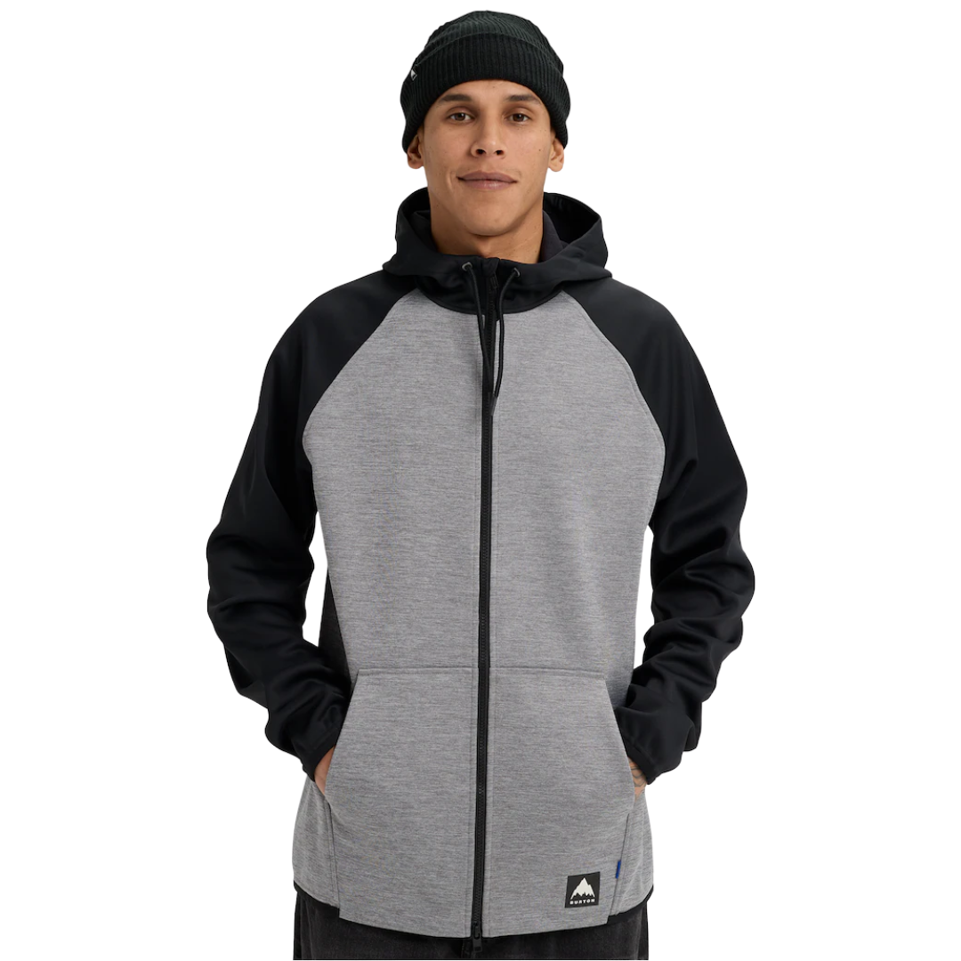 Burton Mens Crown Weatherproof Full-Zip Fleece Jacket