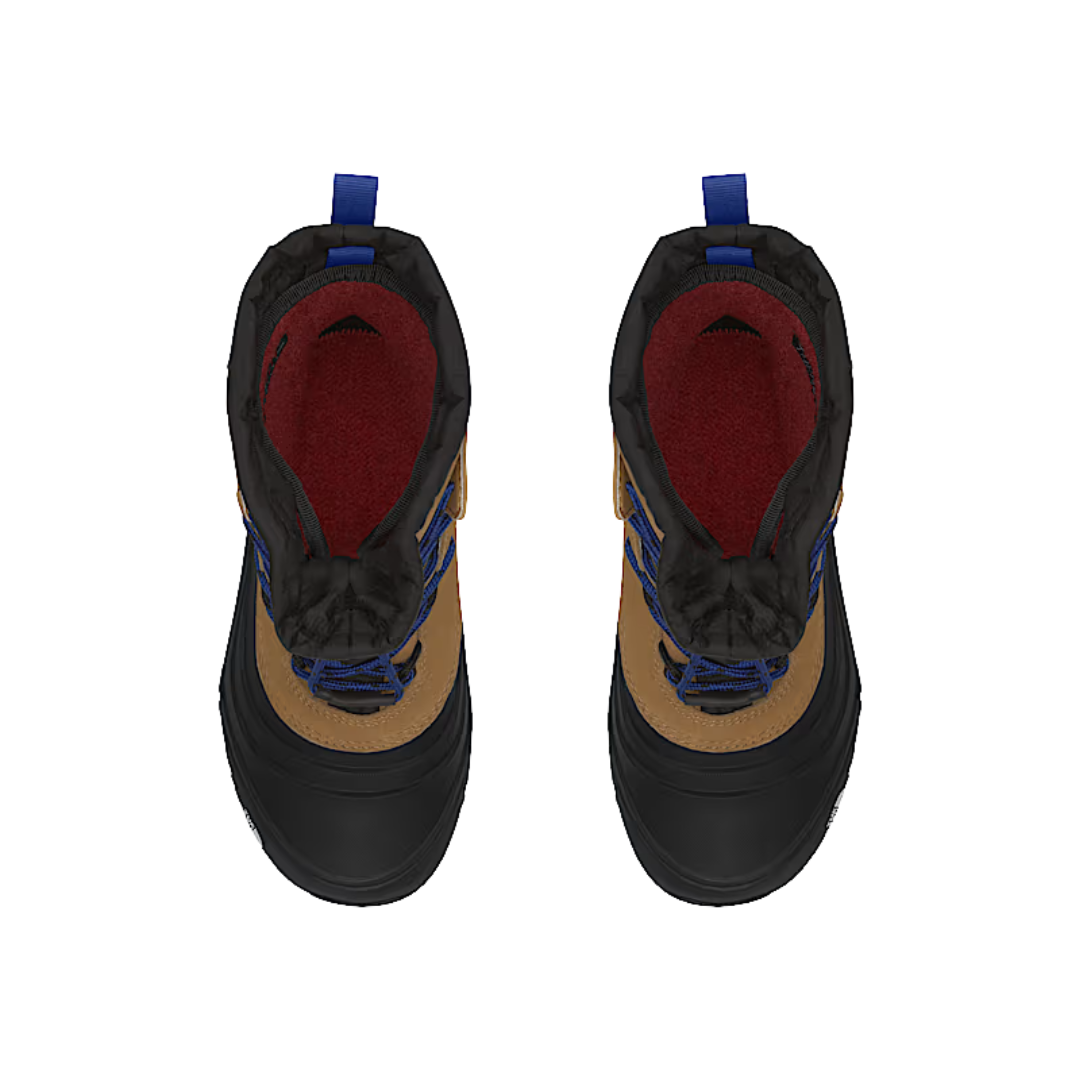 The North Face Youth Alpenglow V WP - Utility Brown/TNF Blue