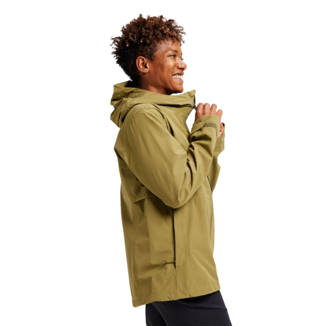 Burton Women's Burton Veridry 2.5L Rain Jacket - Martini Olive