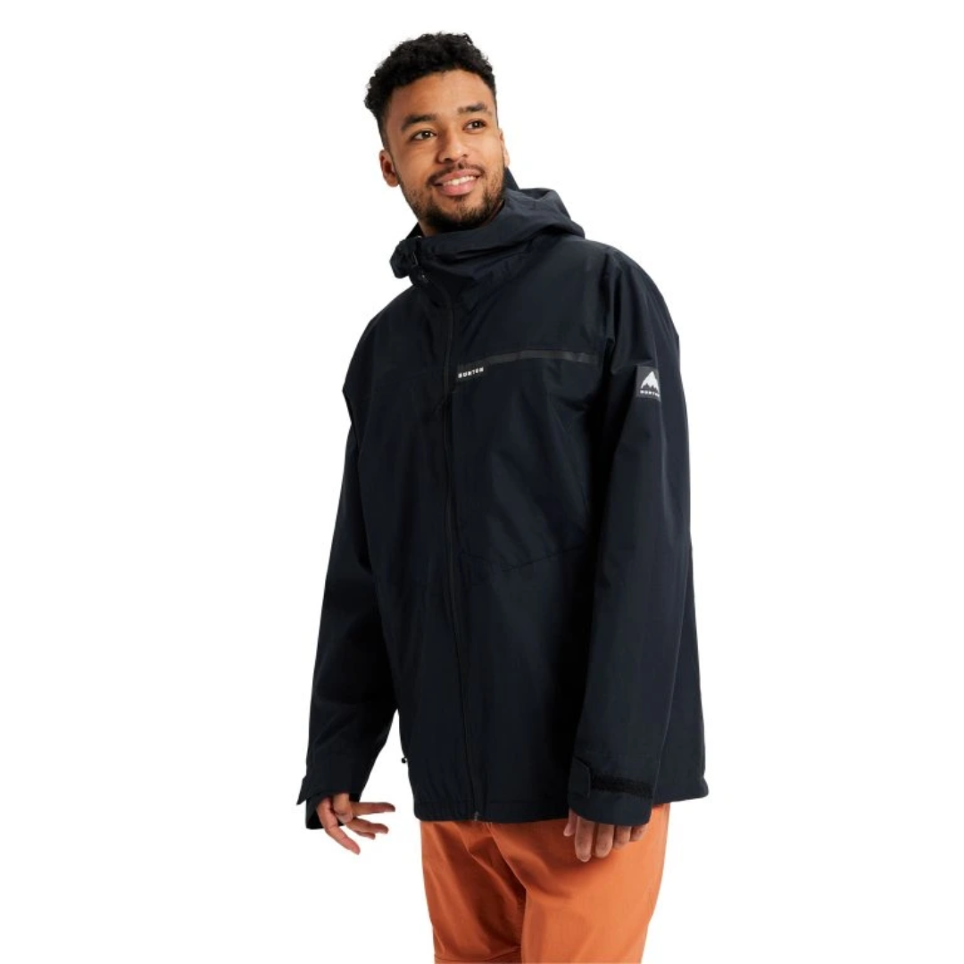 Burton Men's Veridry 2.5L Rain Jacket - True Black