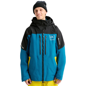 Burton Burton Men's Men's [ak] Swash GORE-TEX Jacket - True Black/Blue Teal/Atomic Yellow True Black/Blue Teal/Atomic Yellow L Mens Gore-Tex Jackets