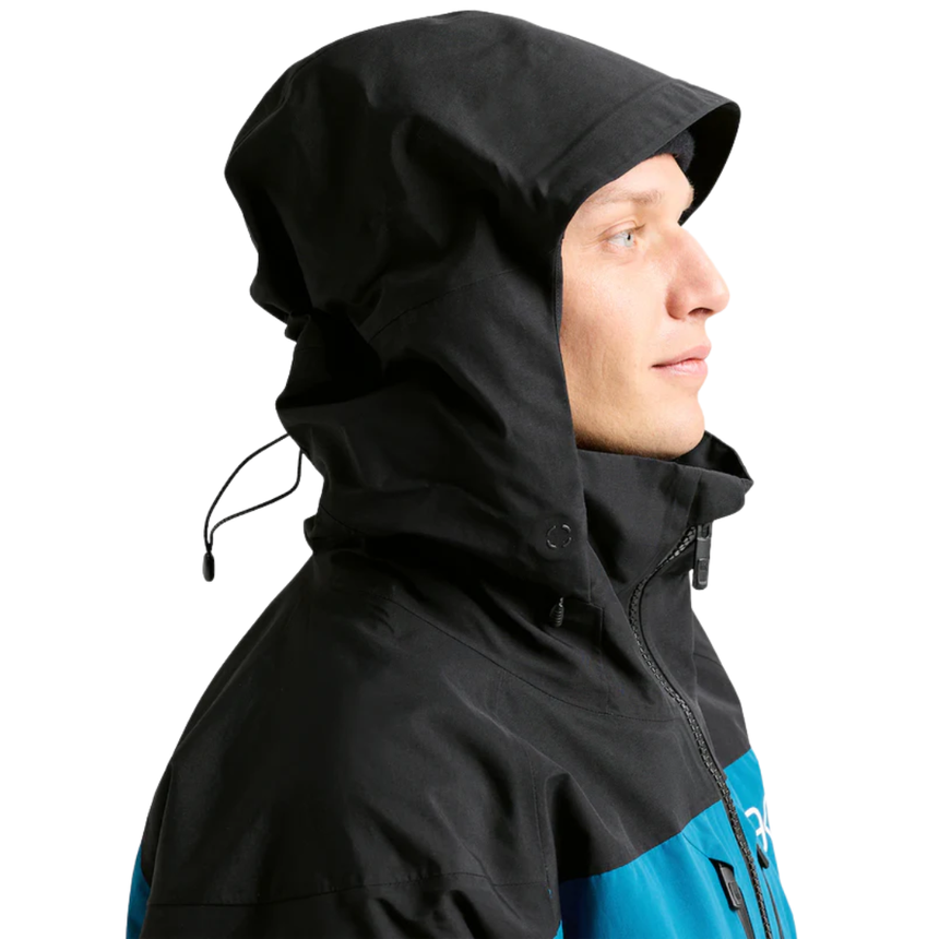 Burton Men's Men's [ak] Swash GORE-TEX Jacket - True Black/Blue Teal/Atomic Yellow