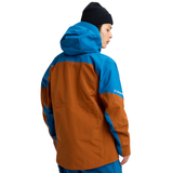 Burton Men's Cyclic GORE‑TEX 2L Jacket - Chestnut Brown/Blue Teal