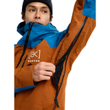 Burton Men's Cyclic GORE‑TEX 2L Jacket - Chestnut Brown/Blue Teal