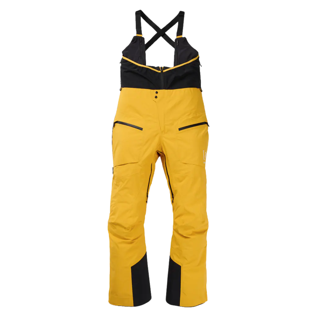 Burton Men's [ak] Tusk GORE-TEX 3L PRO Hi-Top Bib Pants - Goldenrod