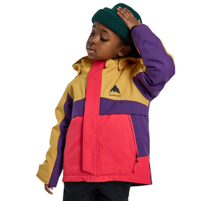 Burton Burton Toddlers' Ascutney 2L Jacket Goldenrod/Imperial Purple/Azalea Pink 18M Youth Toddler Girls Snowboard jackets (2T-4T)