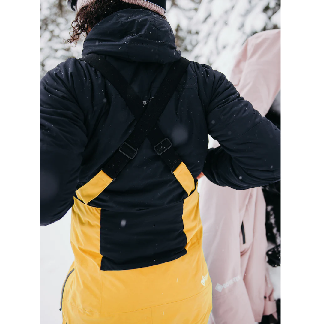 Burton Women's [ak] GORE‑TEX 3L Kimmy Stretch Bib Pants - Goldenrod