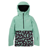 Burton Women's [ak] Kimmy GORE-TEX 2L Anorak Jacket - Powder Mint/Fur Purple Root