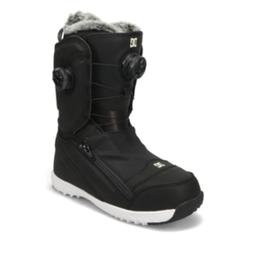 DC DC Women's Mora Boa Snowboard Boots Black/White 5 Womens Snowboard Boa Boots 5 to 11 US womens size