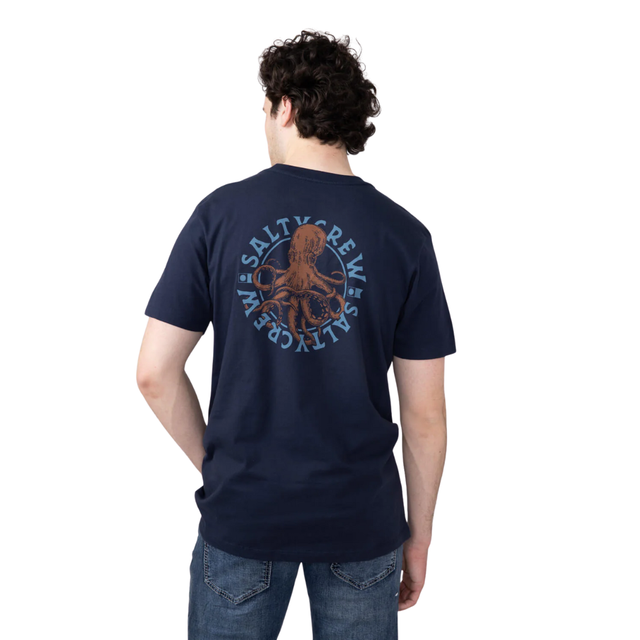Salty Crew Salty Crew Tentacles SS Tee Navy M Mens T-Shirts