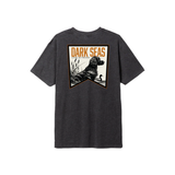 Dark Seas Men's Boykin Mineral Wash Tee - Heather Charcoal