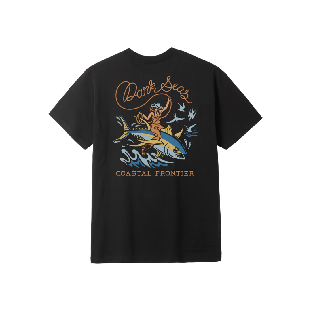 Dark Seas Men's Ride 'Em Wet Blended Tee - Heather Black