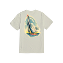 Dark Seas Dark Seas Men's Smooth Sails Tee - Cream Cream M Mens T-Shirts