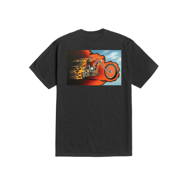 Loser Machine Loser Machine Men's Burn Rubber Tee - Black Black M Mens T-Shirts