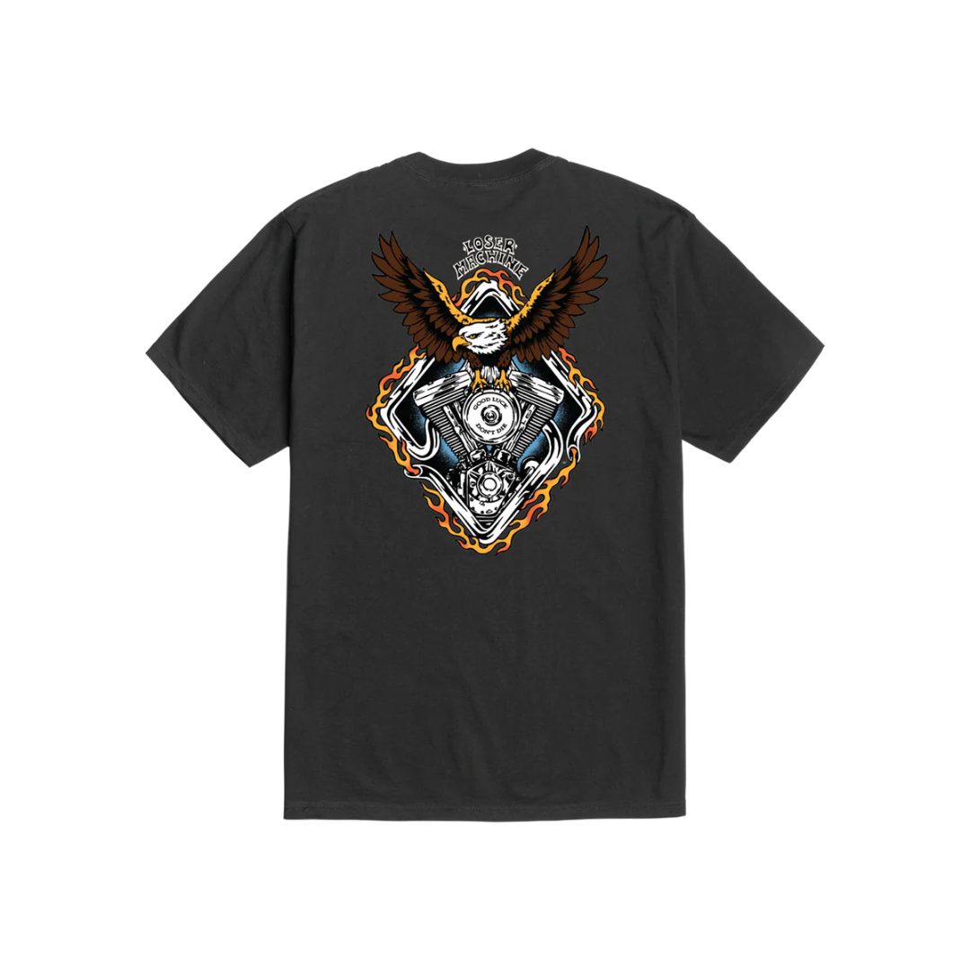 Loser Machine Men's Master Cylinder Tee - Black