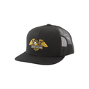 Loser Machine Loser Machine Men's Wings Trucker Hat - Black Black OS Mens Hats Flat Brim