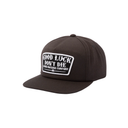 Loser Machine Loser Machine Men's Don’t Die Snapback Hat - Black Black OS Mens Hats Flat Brim
