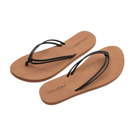 Volcom Volcom Women's Forever And Ever II Sandal - Black Black 7 Womens Sandals Flip Flop 5 to 11