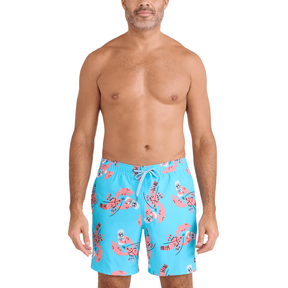 Saxx Saxx Men's Oh Buoy 2N1 Volley 7" - Clawsome-Maui Clawsome-Maui S Mens Boxer Brief Underwear