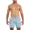 Saxx Saxx Men's Oh Buoy 2N1 Volley 7" - Arabesque-Multi Arabesque-Multi S Mens Boxer Brief Underwear