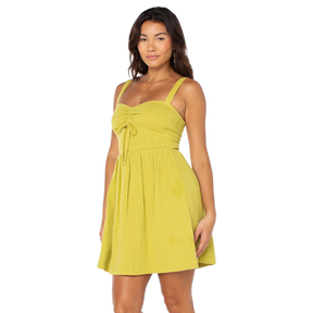 Roxy Roxy Women's Spring Fling Mini Dress Oasis Solid S Womens Short Dresses
