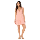 Roxy Roxy Women's Tropical Tulip Mini Dress CORAL ALMOND SOLID XS Womens Short Dresses
