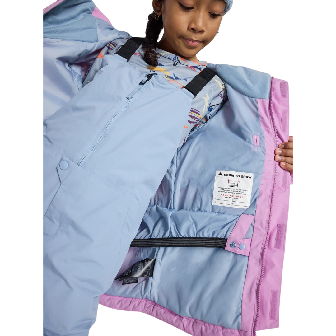 Burton Kids' Skimmer 2L Jacket - Orchid Purple/Dusty Blue