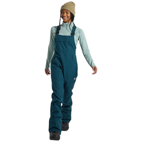 Burton Burton Women's Avalon 2L Stretch Bib Pants - Deep Emerald Deep Emerald XS Womens Snowpants Bib