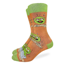 Good Luck Socks Good Luck Socks Men's Sesame Street, Oscar The Grouch Socks Multi Shoe Size 7-12 Mens Socks