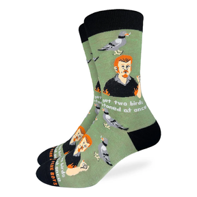 Good Luck Socks Good Luck Socks Men's Trailer Park Boys, Rocky Stoned Socks Multi Shoe Size 7-12 Mens Socks