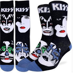 Good Luck Socks Good Luck Socks Men's Kiss Band Socks Multi Shoe Size 8-13 Mens Socks