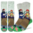 Good Luck Socks Good Luck Socks Men's Cheech And Chong Pass The Blunt Socks Multi Shoe Size 8-13 Mens Socks