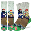 Good Luck Socks Good Luck Socks Men's Cheech And Chong Pass The Blunt Socks Multi Shoe Size 8-13 Mens Socks
