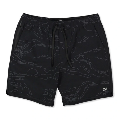 Billabong Billabong Men's Surftrek Transit Elastic Shorts - Black Camo Black Camo