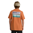 Billabong Billabong Men's Post Card Avid Premium SS Tee - Dusty Orange Dusty Orange