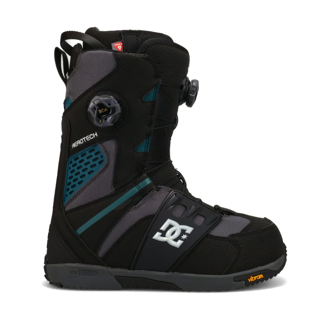 DC Men's Phantom Snowboard Boot - Black/Grey/Teal