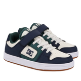 DC Youth Manteca 4 V Shoes - Navy/White/Green