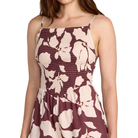 RVCA RVCA Women's  Sienna Romper - Terra Brown Terra Brown