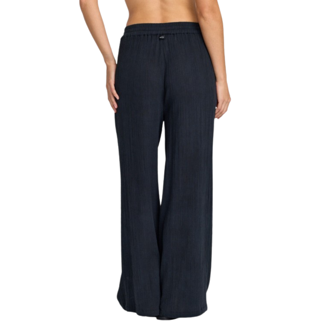 RVCA RVCA Women's New Yume Wide Cotton Pants - RVCA Black RVCA Black XS Womens Pants and Jeans