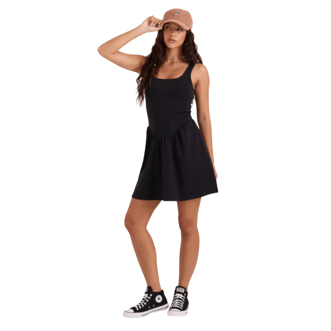 Volcom Volcom Women's Carve Black S Womens Short Dresses