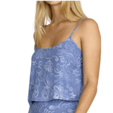 RVCA RVCA Women's Lauryn Alvarez Subaloha Top - Light Blue Light Blue S Womens T-Shirts